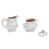 LUTZ & WEISS 4-piece coffee/tea pot, 800 silver, 20th c. - фото 9