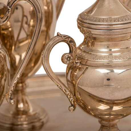 ITALY, Tea and coffee service, 925. Silver - Foto 8