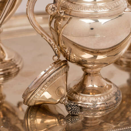 ITALY, Tea and coffee service, 925. Silver - Foto 10