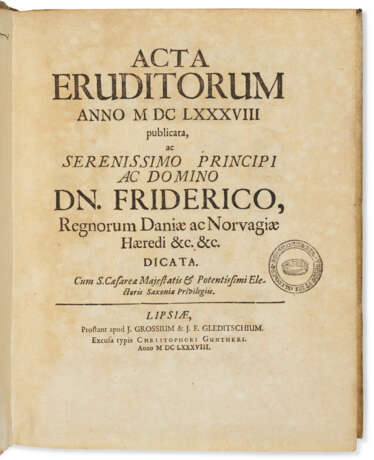 Important contemporary review of Newton's Principia - Foto 3