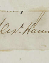 A framed signature