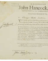 An appointment, signed as governor