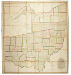 An early map of Ohio from actual surveys