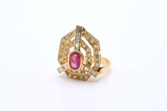 Set: Ruby-Diamond Necklace and Ruby-Diamond Ring - Foto 8