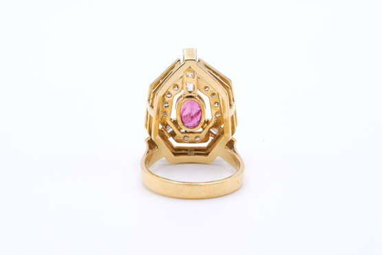 Set: Ruby-Diamond Necklace and Ruby-Diamond Ring - photo 10