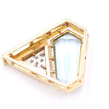 Aquamarine Diamond Pendant - Foto 3