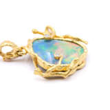 Opal Diamond Pendant - фото 2