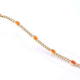 Fire-Opal Curb Chain Bracelet - Foto 1
