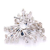 Sapphire Diamond Brooch - photo 2