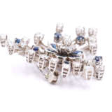 Sapphire Diamond Brooch - фото 3