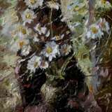 Ромашки Масло на холсте на подрамнике Couteau à peindre Impressionnisme Nature morte Arménie 2015 - photo 1