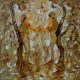 Встреча масло х олст на картоне Couteau à peindre Impressionnisme Сюжетная композиция Arménie 2014 - photo 1