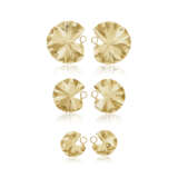 NO RESERVE | JAR GILT-TOPPED ALUMINUM 'LILY PAD' EARRINGS - фото 1