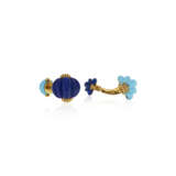 NO RESERVE | VERDURA LAPIS LAZULI & TURQUOISE CUFFLINKS AND DEAKIN & FRANCIS MOSS AGATE CUFFLINKS - Foto 6