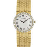 NO RESERVE | PIAGET DIAMOND AND GOLD WRISTWATCH RETAILED BY CARTIER - фото 1