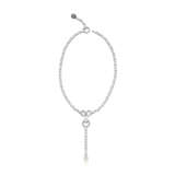 CARTIER DIAMOND AND CULTURED PEARL 'AGRAFE' NECKLACE - photo 2