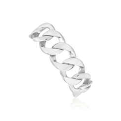 VERDURA WHITE GOLD 'CURB-LINK' BRACELET