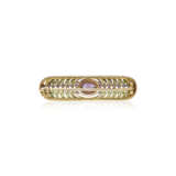 NO RESERVE | TIFFANY & CO., LOUIS COMFORT TIFFANY COLORED SAPPHIRE AND ENAMEL BROOCH - фото 3