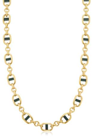 BULGARI BLOODSTONE AND GOLD NECKLACE - Foto 1