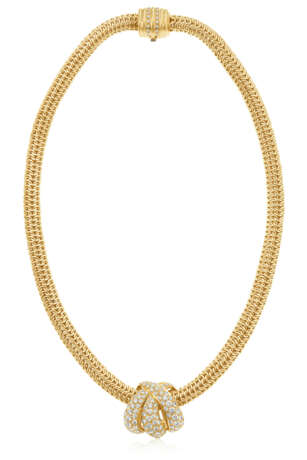 NO RESERVE | TIFFANY & CO. DIAMOND AND GOLD NECKLACE - фото 1