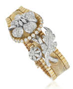Marchak Jewelry. MARCHAK RETRO DIAMOND AND GOLD BRACELET