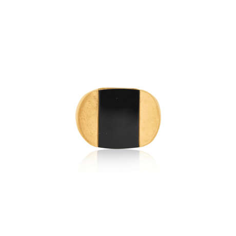 NO RESERVE | TWO TIFFANY & CO. BLACK JADE AND GOLD RINGS - Foto 7