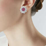 NO RESERVE | RUBY AND DIAMOND EARRINGS - photo 2