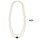 NO RESERVE | CARTIER GROUP OF CULTURED PEARL, LAPIS LAZULI AND DIAMOND JEWELRY - photo 1