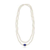 NO RESERVE | CARTIER GROUP OF CULTURED PEARL, LAPIS LAZULI AND DIAMOND JEWELRY - Foto 4