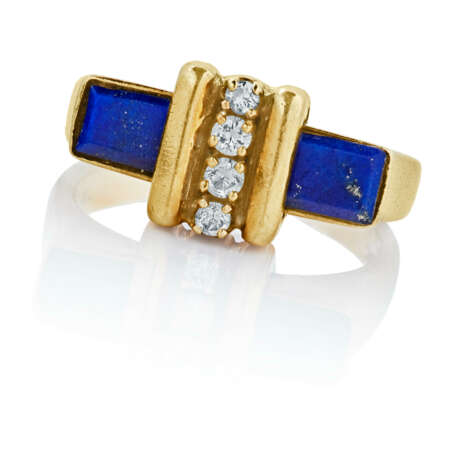 NO RESERVE | CARTIER GROUP OF CULTURED PEARL, LAPIS LAZULI AND DIAMOND JEWELRY - Foto 6
