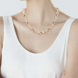 NO RESERVE | BULGARI STAINLESS STEEL AND ROSE GOLD NECKLACE - Foto 2
