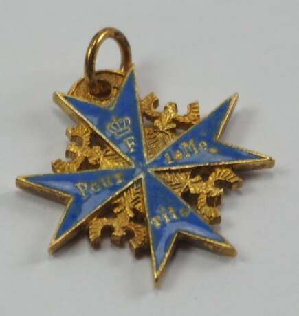 Preussen: Pour le Mérite, für Militärverdienste Miniatur. - фото 2