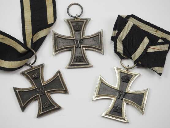 Preussen: Eisernes Kreuz, 1914, 2. Klasse - 3 Exemplare. - photo 1