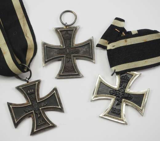 Preussen: Eisernes Kreuz, 1914, 2. Klasse - 3 Exemplare. - Foto 2
