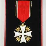 Deutscher Adler Orden, 2. Modell (1939-1945), Verdienstkreuz 3. Stufe, (ab 1943 5. Klasse), im Etui. - Foto 1