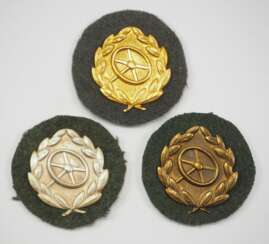 Kraftfahr-Bewährungsabzeichen, in Gold, Silber und Bronze.