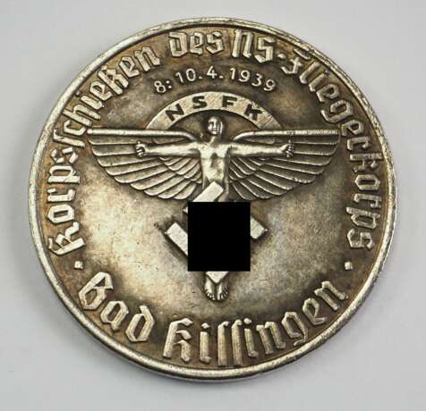 NSFK: Medaille "Korpsschiessen des NS-Fliegerkorps", Bad Kissingen 1939. - фото 1