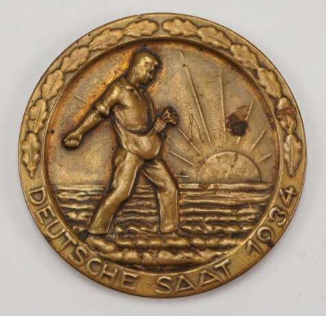 Medaille Deutsche Saat 1934. - Foto 1