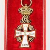 Dänemark: Dannebrog Orden, Christian X. (1912-1947), Offiziers Kreuz, im Etui. - Foto 2