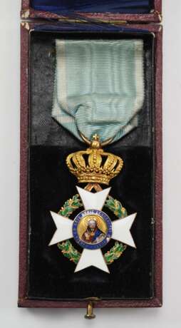Griechenland: Erlöser Orden, 2. Modell (1863-1974), Offiziers Kreuz, im Etui. - Foto 1