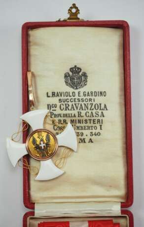 Italien: Orden der Krone von Italien, Komtur Kreuz, im Etui. - photo 2
