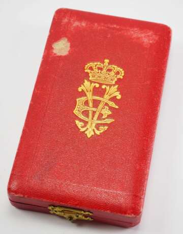 Italien: Orden der Krone von Italien, Komtur Kreuz, im Etui. - фото 3