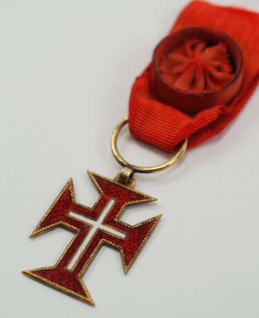 Portugal: Militärischer Orden unseres Herrn Jesus Christus, 2. Modell (1789-1910), Ritterkreuz Reduktion. - Foto 2