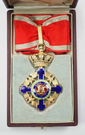 Rumänien: Orden des Stern von Rumänien, 2. Modell (1932-1947), Komturkreuz, im Etui. - Foto 2