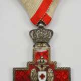 Serbien: Orden der Gesellschaft des Roten Kreuzes des Königreichs Serbien, 2. Modell (1882-1941). - Foto 1