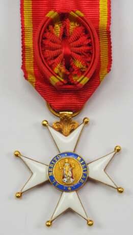 Spanien: Königlicher und Militärischer Orden des hl. Ferdinand, 4. Modell (1823-1856), Offizierskreuz. - photo 1