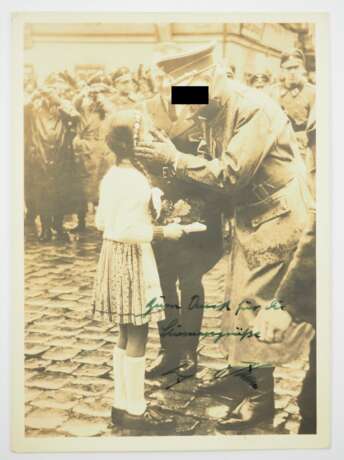 Hitler, Adolf - Widmungsbild. - Foto 1