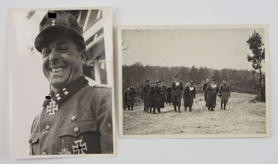 SS Ritterkreuzträger der 7. Freiwilligen Gebirgs Division "Prinz Eugen" Porträtaufnahme. - photo 2