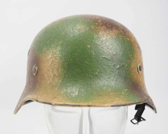 Wehrmacht: Stahlhelm M40 - Normandie-Tarnung. - photo 2