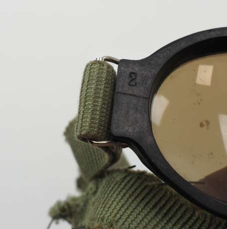 Luftwaffe: Flieger-Splitterschutzbrille mit Ultrasin-Gläsern. - Foto 3
